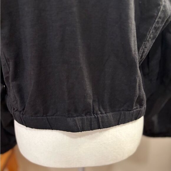 NWT. Philosophy black linen blend lightweight jacket. Size medium. - Picture 3 of 5